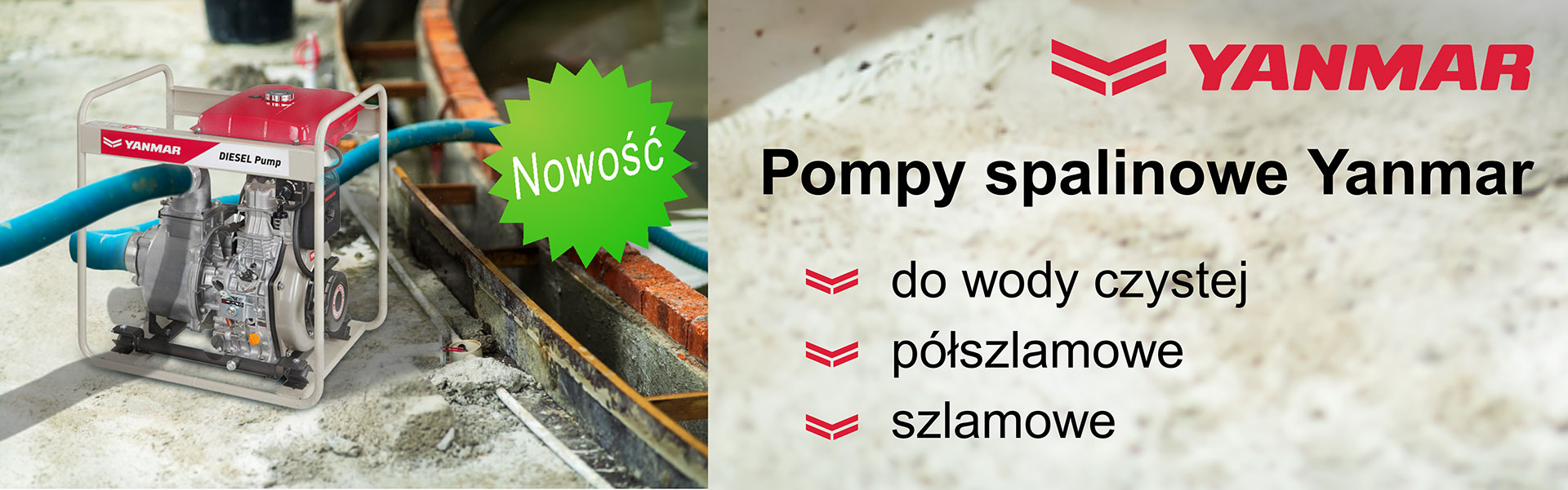 Pompy spalinowe Yanmar