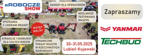 eRobocze SHOW 30-31 maja 2025 Lubień Kujawski